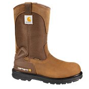 Carhartt Bison Waterproof Work Boot with Safety Toe in Brown